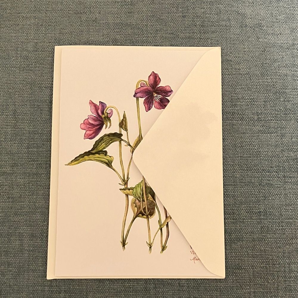 Violets The Colonial Williamsburg Foundation Card